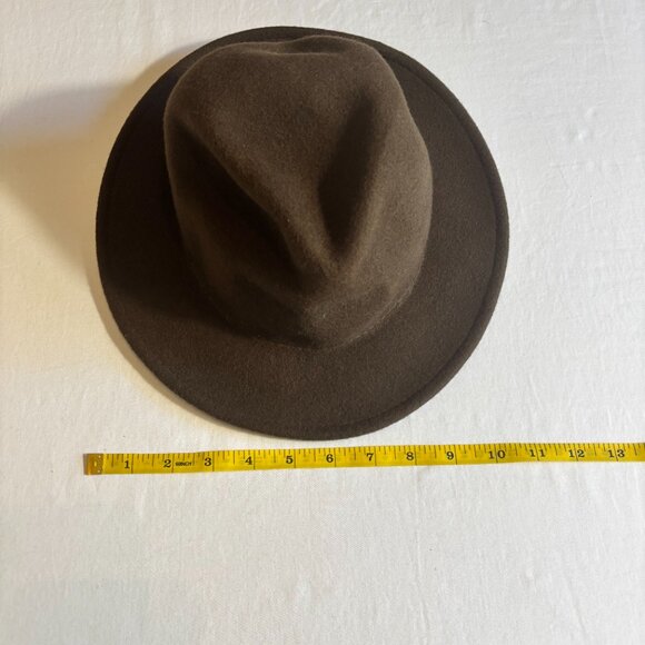 Yellow 108 Salvaged Brown Wool Hat - Size Medium main image 5